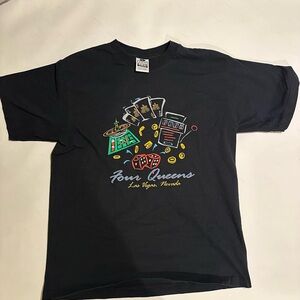 Black Four Queens Las Vegas T-Shirt